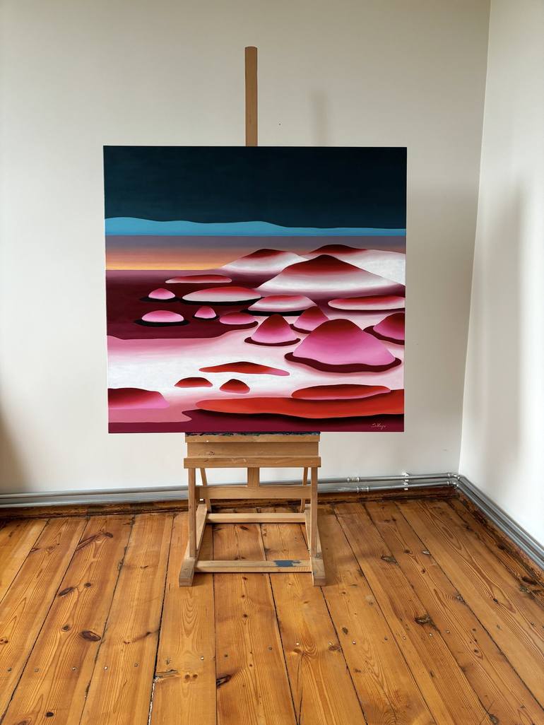 Original Illustration Landscape Painting by Sandra Vingre