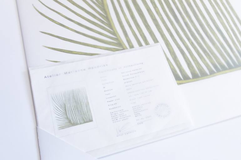 Original Fauvism Botanic Printmaking by Marianne Hendriks