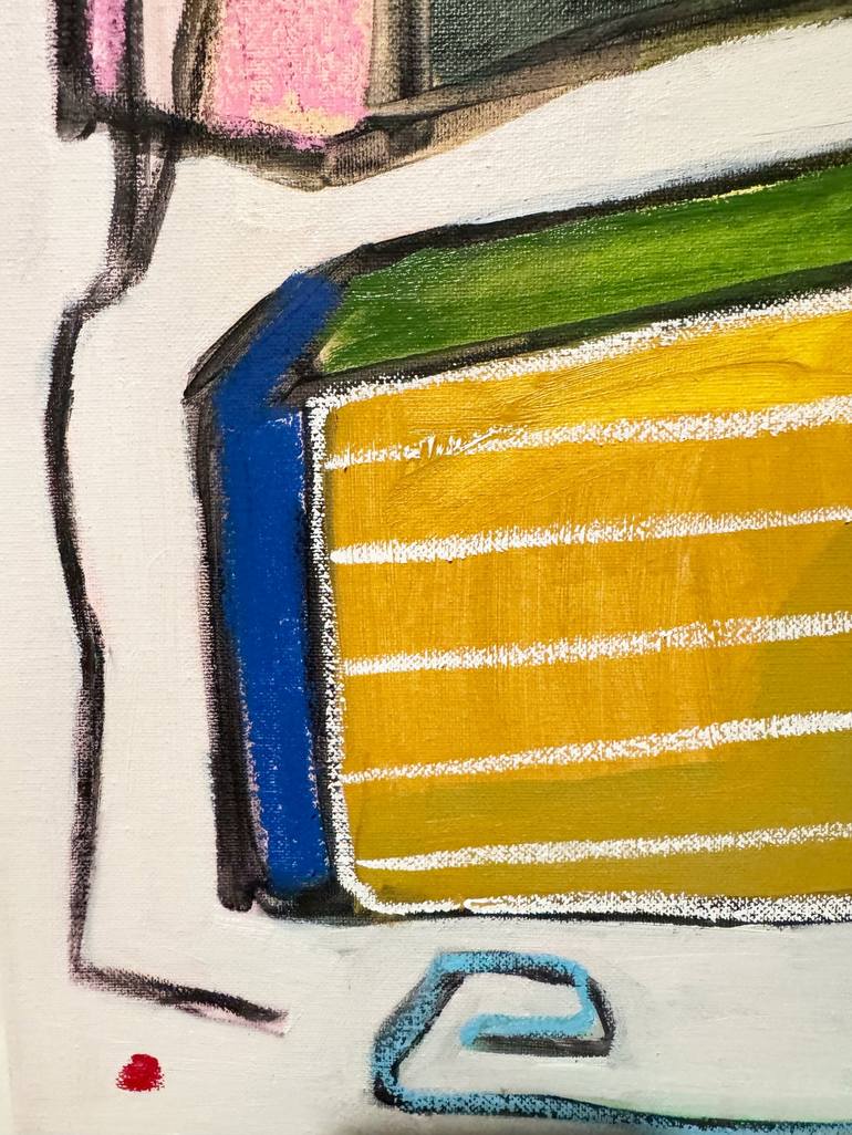 Original Modernism Abstract Painting by Rebekah Andrade