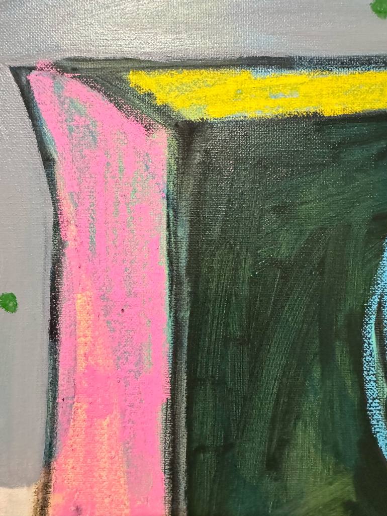 Original Modernism Abstract Painting by Rebekah Andrade