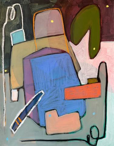 Original Contemporary Abstract Painting by Rebekah Andrade