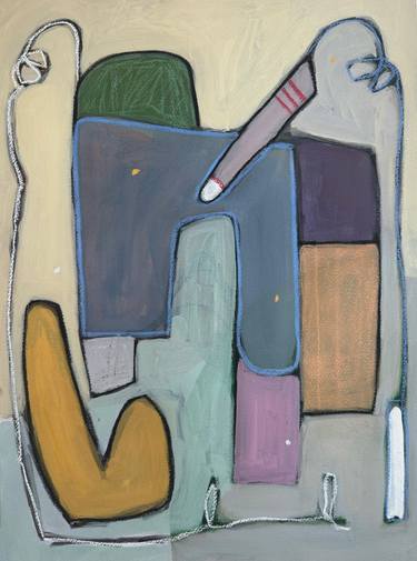 Original Abstract Expressionism Abstract Painting by Rebekah Andrade