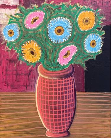 Original Contemporary Floral Paintings by Shane Smith