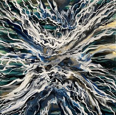 Original Modern Abstract Painting by Jessica M Chaix