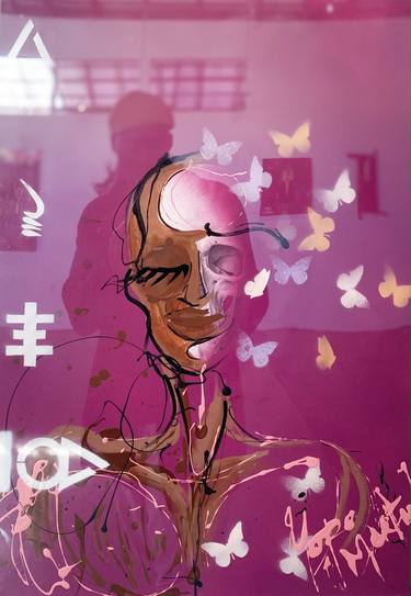 Original Street Art Graffiti Painting by Martial Yapo