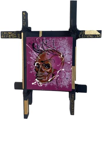 Original Abstract People Painting by Martial Yapo