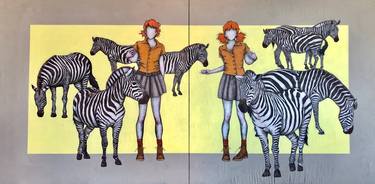 Original Figurative Animal Painting by Roberto Fantini