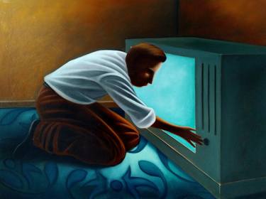 Original Contemporary Classical Mythology Painting by Paolo Perfranceschi