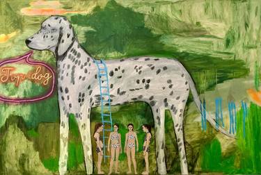 Original Contemporary Animal Painting by Klara Edstrand