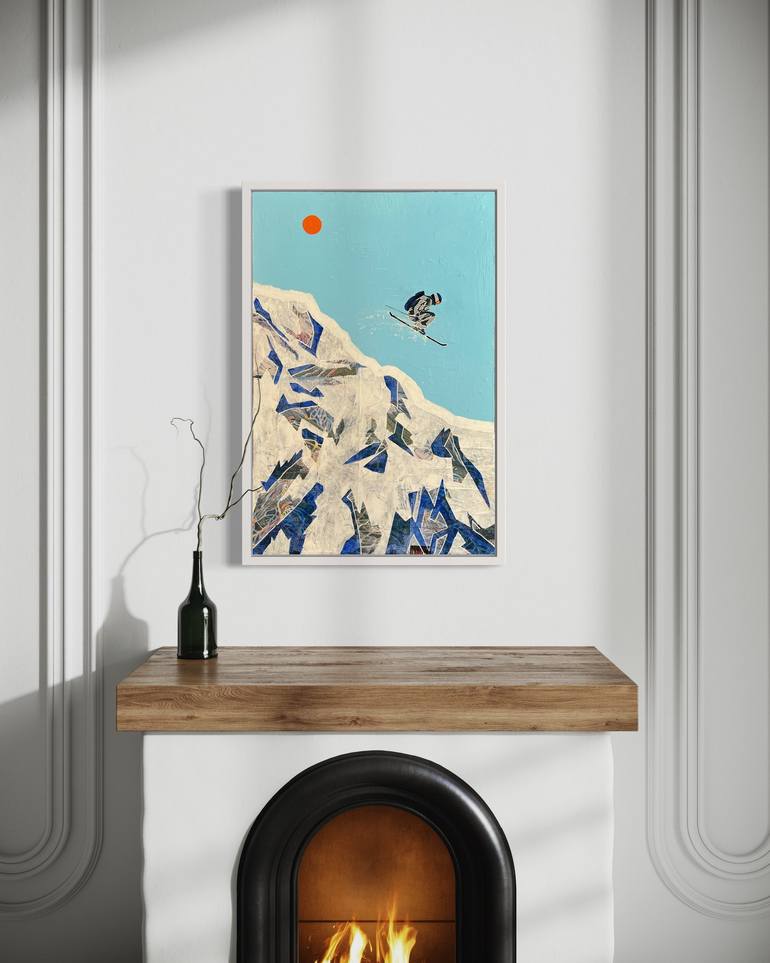 Original Art Deco Nature Painting by Patrick Reagan