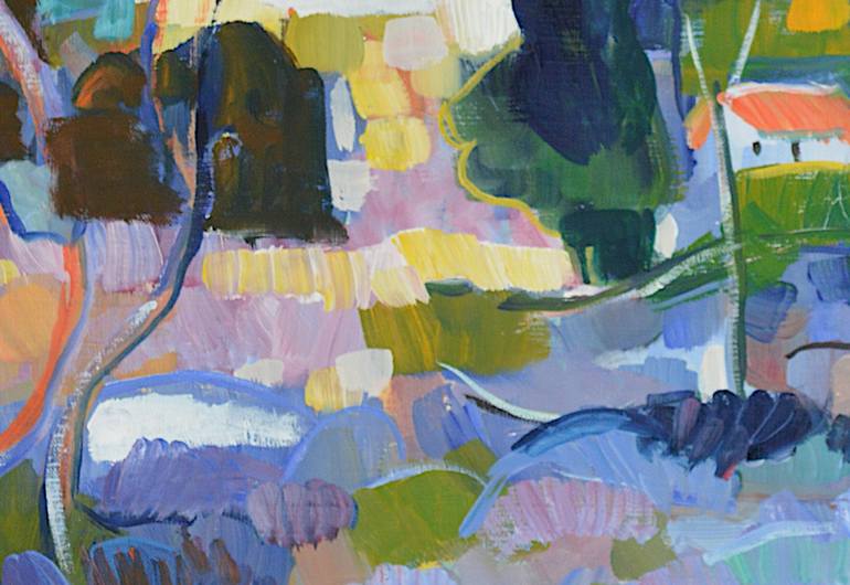 Original Impressionism Landscape Painting by Patrick Marie