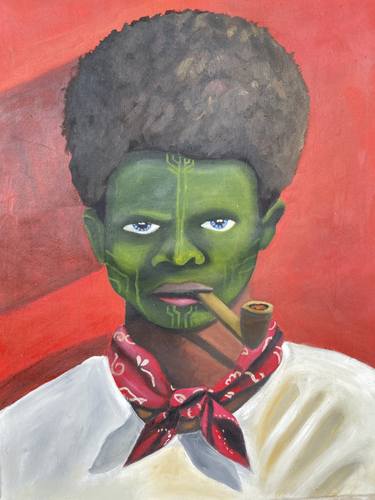 Original Figurative Men Painting by Gbenga Eniafe