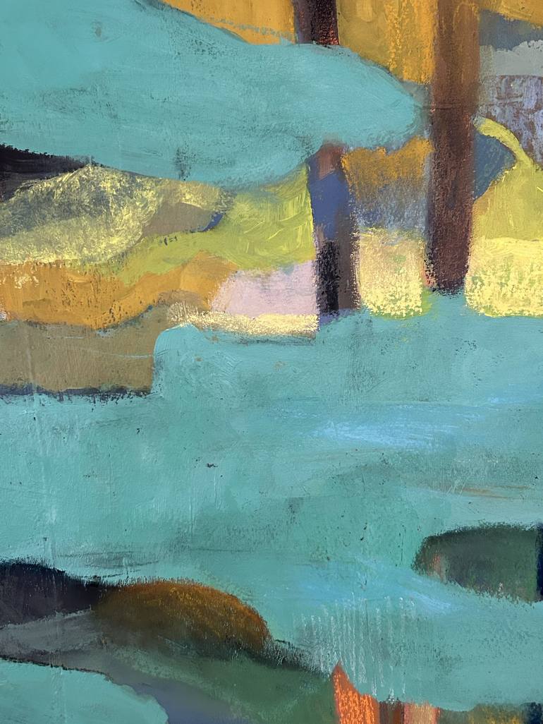 Original Abstract Expressionism Landscape Painting by Kimberley Day
