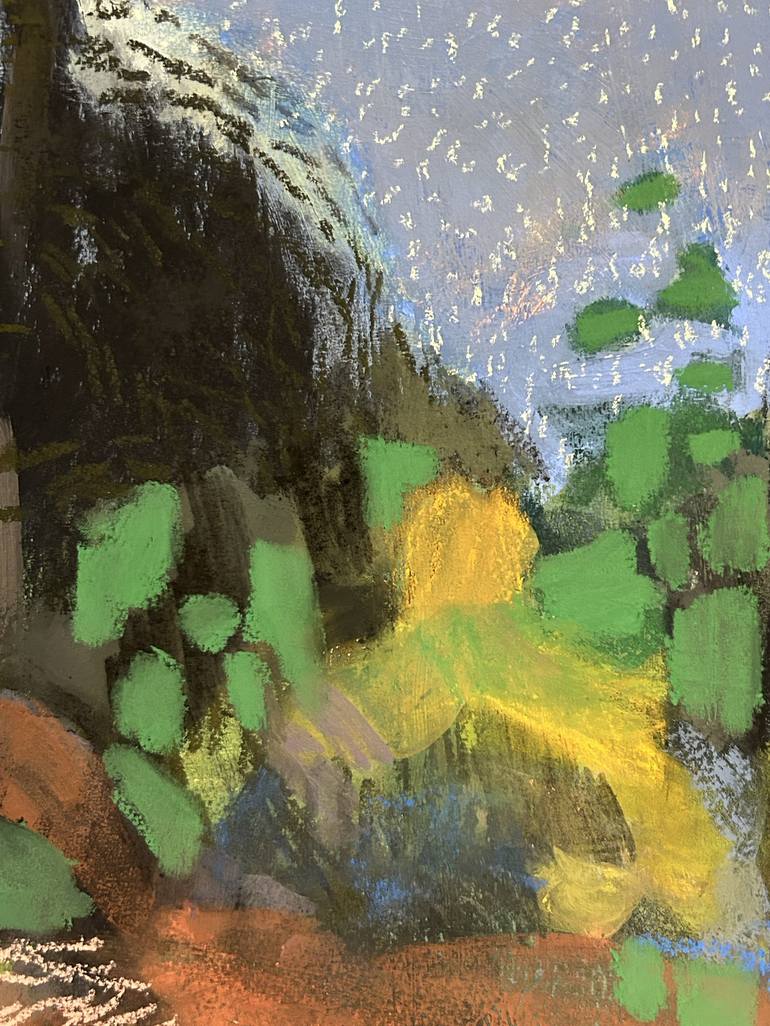 Original Abstract Expressionism Landscape Painting by Kimberley Day