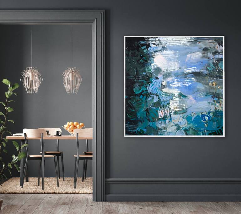 Original Expressionism Floral Painting by Mila Weis