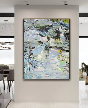 Original Impressionism Abstract Painting by Mila Weis