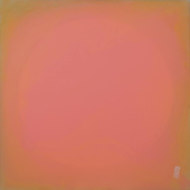 Original Color Field Painting Geometric Painting by Mila Weis