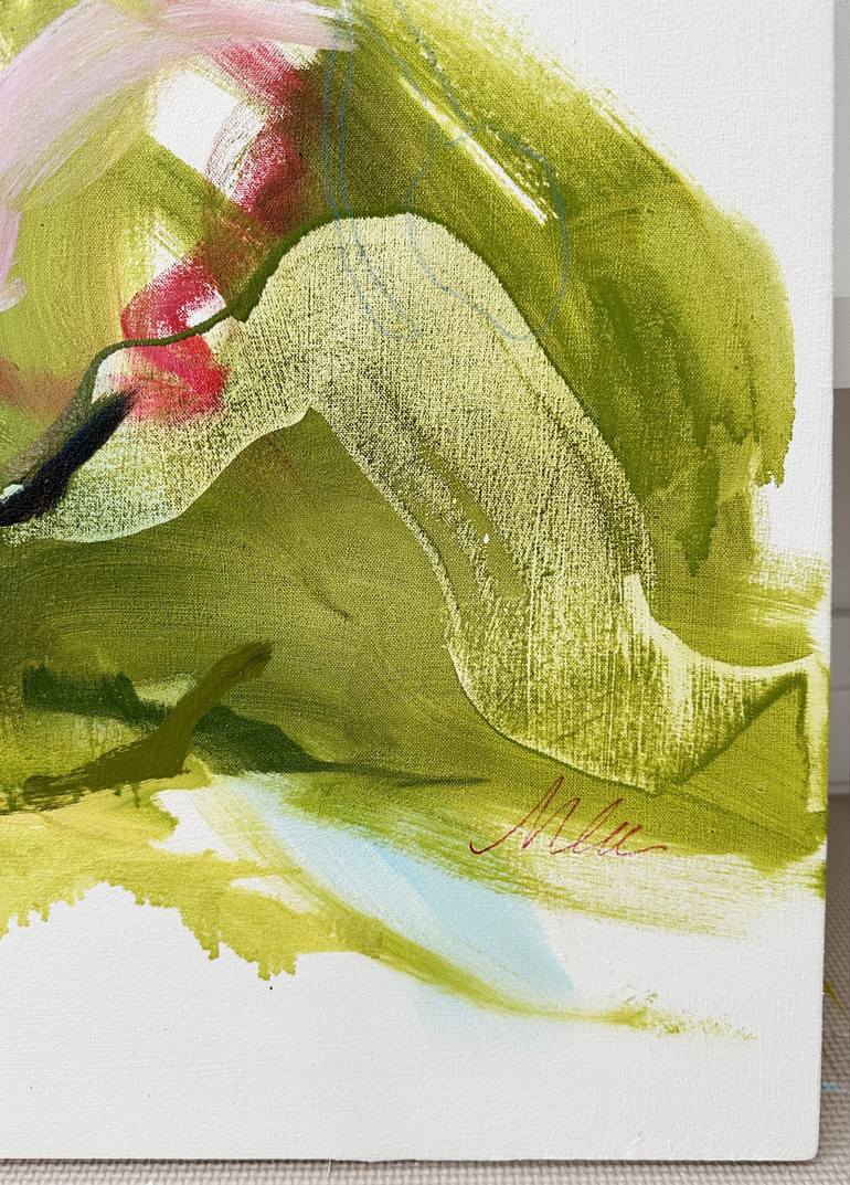 Original Abstract Expressionism Abstract Painting by Monica Lee Rich