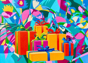 Original Abstract Still Life Paintings by Erica Choi