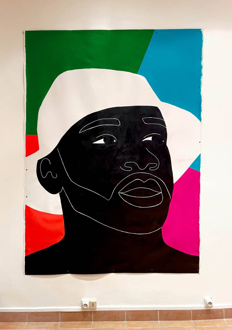 Original Illustration Portrait Painting by Aurélia Durand