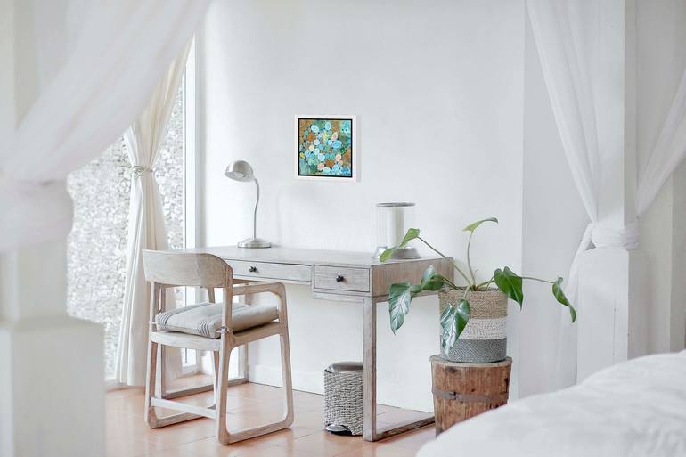 Original Abstract Beach Painting by Alison Adams
