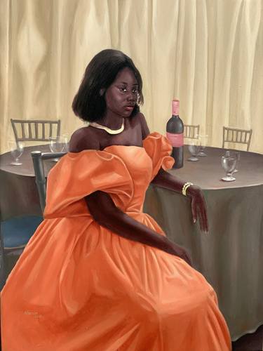 Original Realism Women Paintings by Emmanuel Afolayan