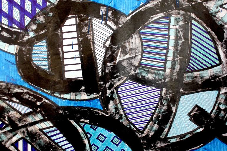 Original Abstract Painting by Andrea De Ranieri