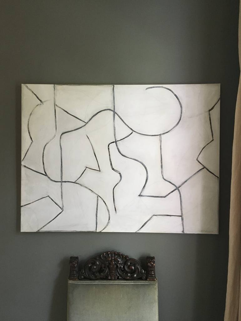 Original Modern Abstract Painting by Susan Minassian
