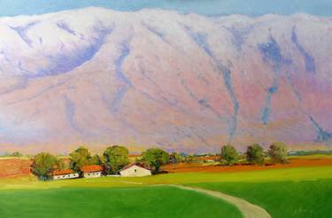 Original Impressionism Landscape Painting by Suren Nersisyan