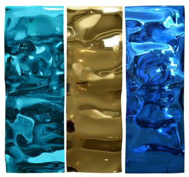 Original Art Deco Abstract Sculpture by Anna Sidi-Yacoub
