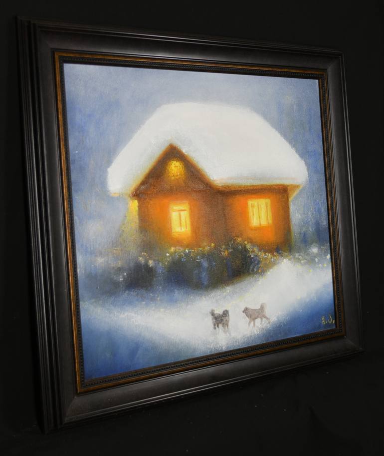 Original Classicism Landscape Painting by Besik Arbolishvili