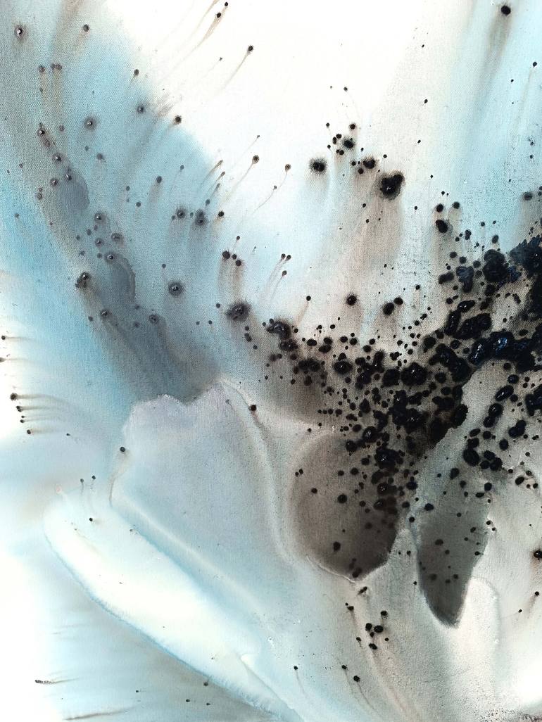Original Abstract Botanic Painting by Muriel Napoli