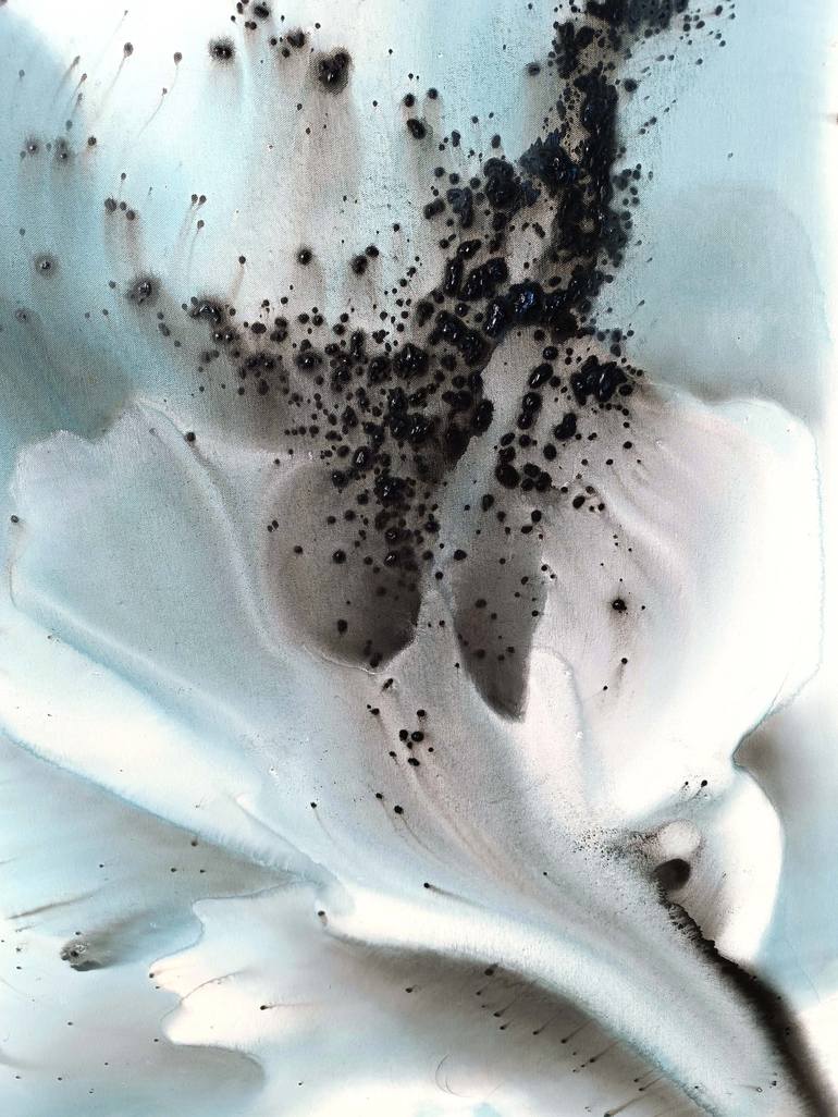 Original Abstract Botanic Painting by Muriel Napoli