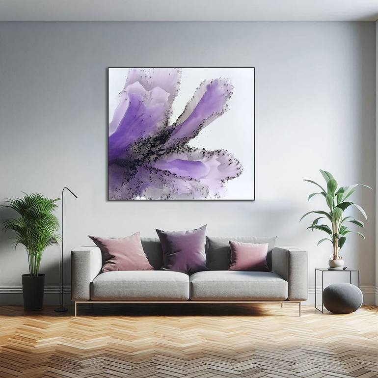Original Abstract Expressionism Nature Painting by Muriel Napoli