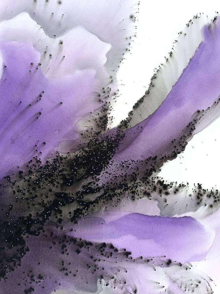 Original Abstract Expressionism Nature Painting by Muriel Napoli