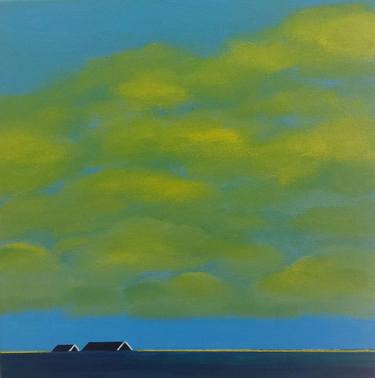 Original Minimalism Landscape Painting by Nelly Van Nieuwenhuijzen