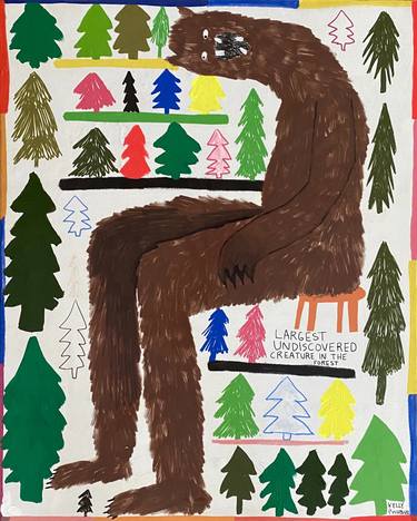 Original Pop Art Humor Paintings by Kelly Puissegur