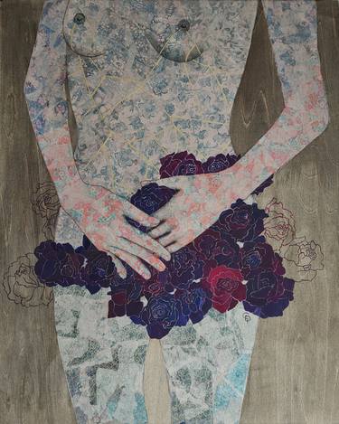 Original Figurative Body Mixed Media by Cécile Duchêne Malissin