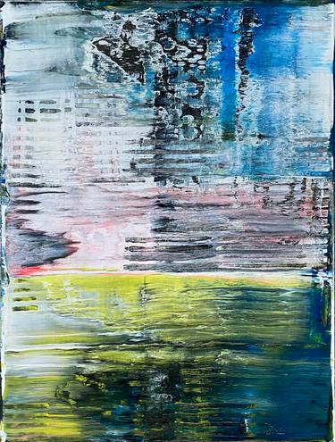 Original Abstract Expressionism Abstract Paintings by Preston M Smith Pms