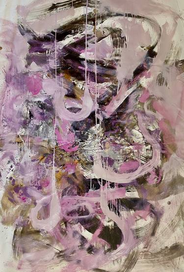 Original Abstract Expressionism Abstract Painting by Pamela Staker