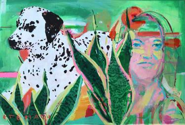 Original Expressionism Fantasy Paintings by Elham Etemadi