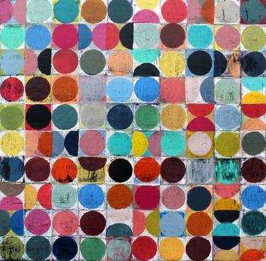 Original Geometric Abstract Paintings by Andy Watt