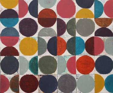 Original Abstract Geometric Paintings by Andy Watt