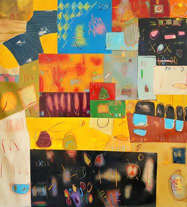 Original Abstract Expressionism Abstract Paintings by Matteo Cassina