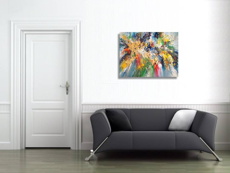 Original Abstract Painting by Peter Nottrott