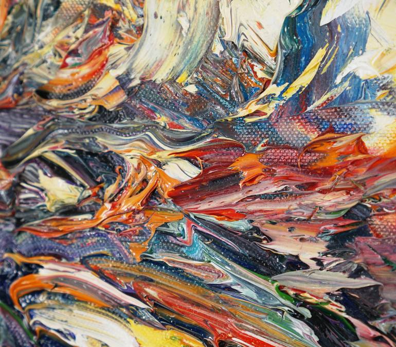 Original Abstract Painting by Peter Nottrott