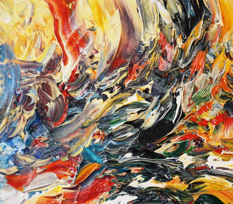 Original Abstract Painting by Peter Nottrott
