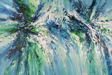 Original Abstract Painting by Peter Nottrott