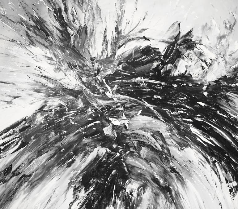 Original Abstract Expressionism Abstract Painting by Peter Nottrott