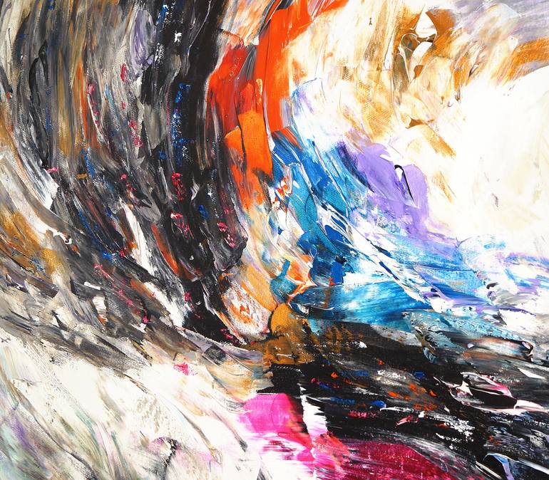 Original Abstract Expressionism Abstract Painting by Peter Nottrott